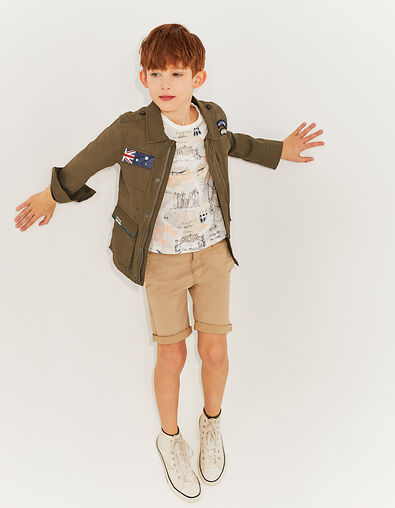 Bermudas camel niño  - IKKS