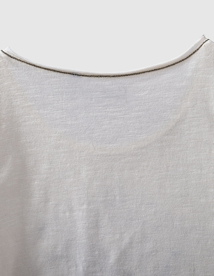 Cremeweißes Mädchen-T-Shirt mit Meerjungfrauenmotiv - IKKS