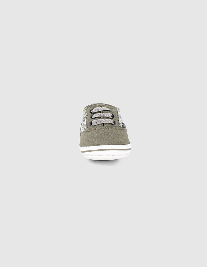 Khaki Sneakers mit Dschungelprint für Babyjungen  - IKKS