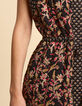 Veste noire imprimé mix indien bohème I.Code-6