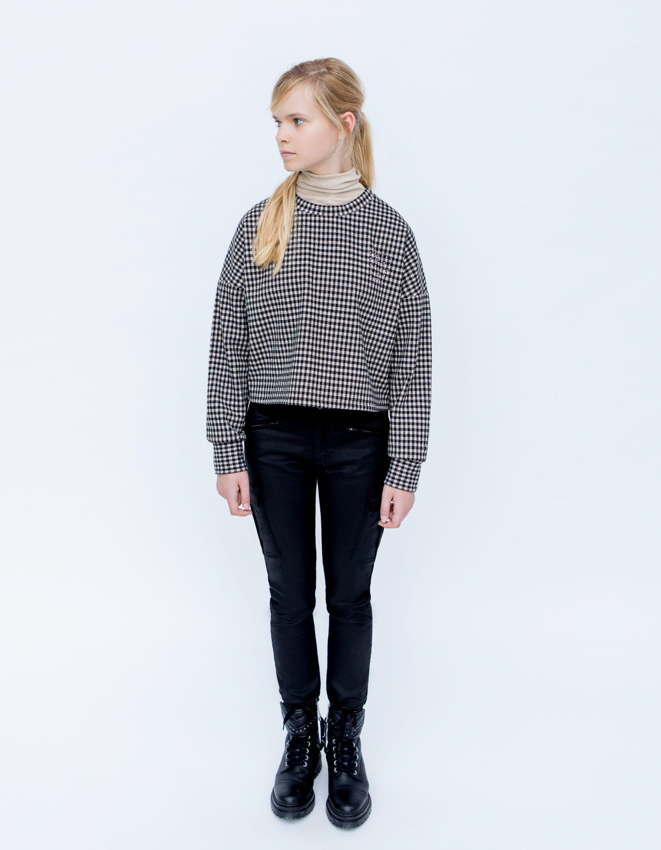 Jean slim sale noir enduit