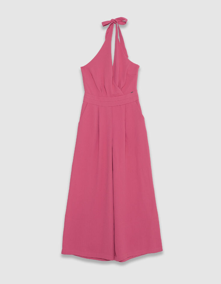 Combinaison-pantalon dos-nu rose Femme-6