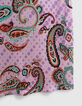 Women’s marshmallow recycled dress with XL paisley print-5