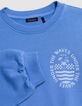 Sweat bleu maxi visuel dos fille-6