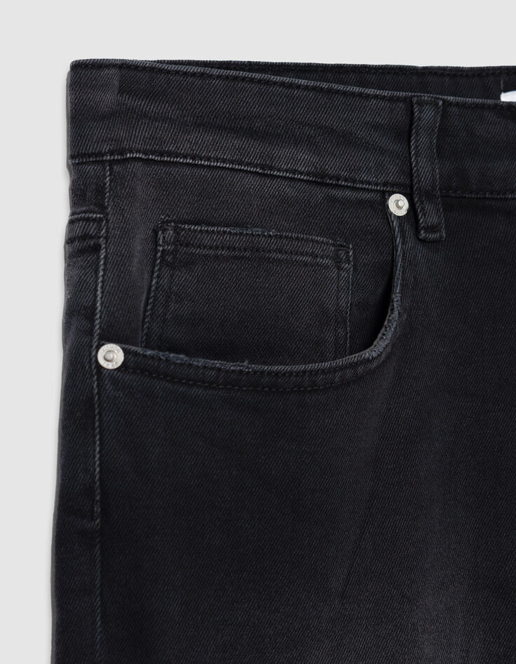 Vaqueros rectos Serge grises para hombre-2