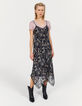 Women’s camouflage motif short sleeve dress-1