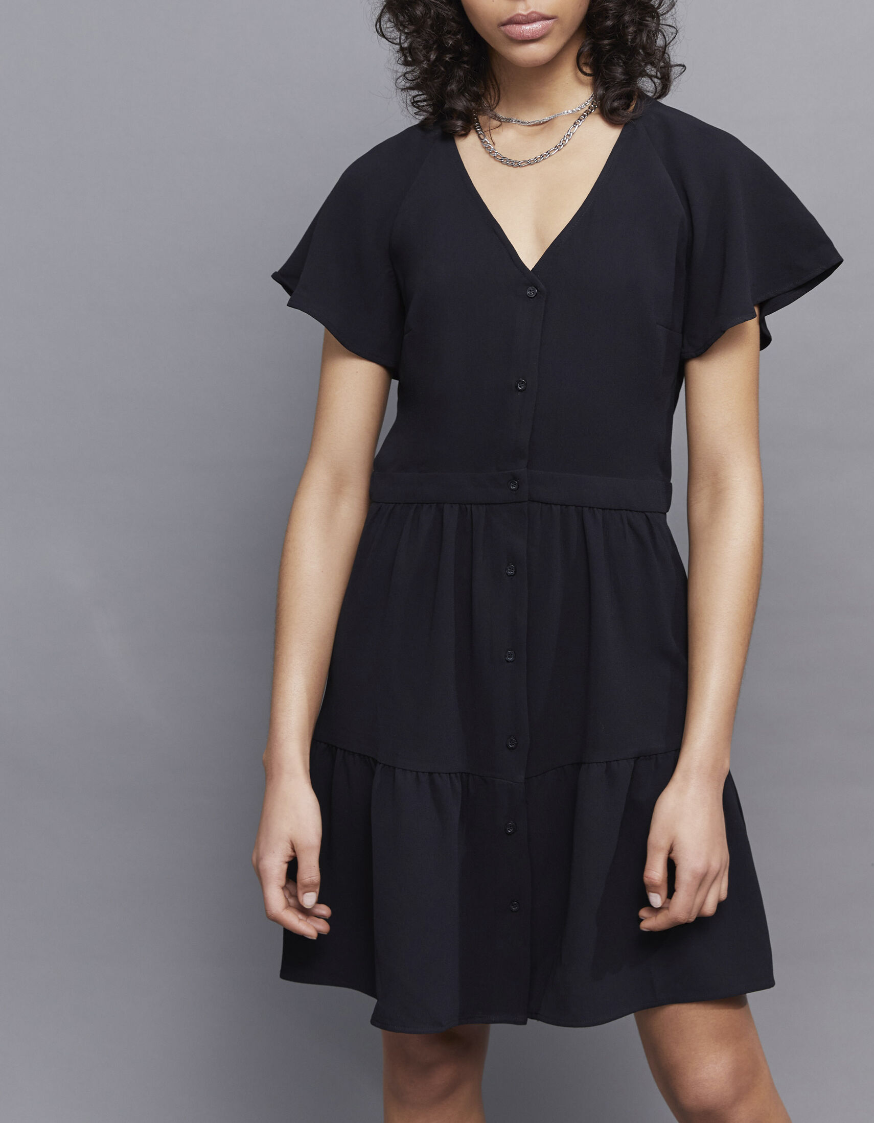 Robe boutonnée devant femme best sale