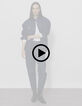 Women’s white denim striped shirt-10 Women’s white denim striped shirt-10
