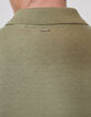 Men&rsquo;s arid green cotton modal polo shirt-4