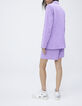 Veste de tailleur lilas à double boutonnage Femme-2