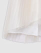 Jupe-tutu midi écrue plissée asymétrique fille-6