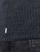 Men’s charcoal grey and black houndstooth T-shirt-4