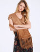 Sac besace The Waiter en cuir franges et studs femme-2