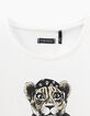 Girls' off-white tiger-guitarist graphic T-shirt-4
