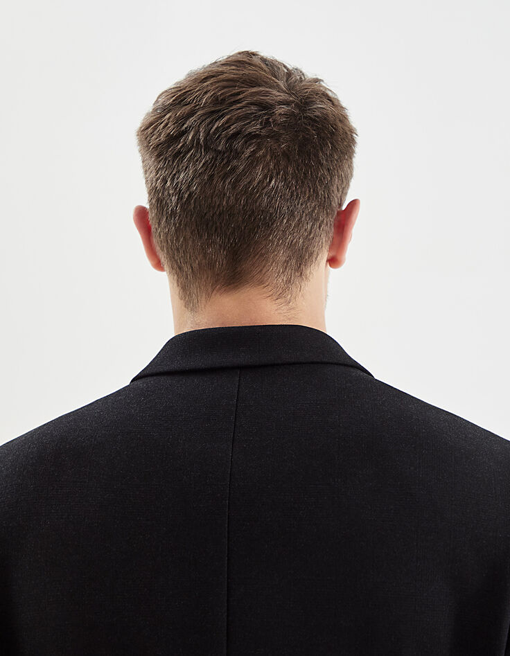 Chaqueta gris punto falso liso IKKS BETTER Hombre-5