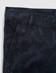 Bermuda navy motif camouflage garçon -5