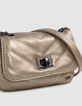 Bolso dorado acolchado niña-5