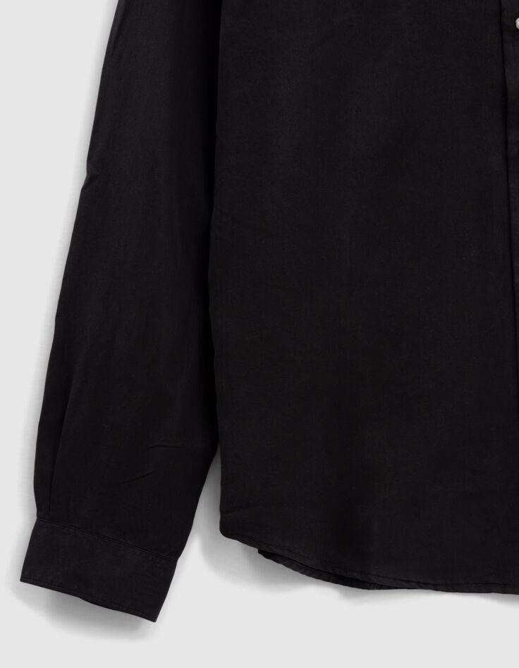 Camisa REGULAR negra Tencel&reg; hombre-3