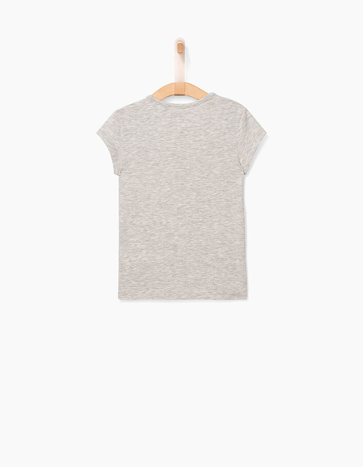 T-shirt grijs gechineerd Paris Los Angeles - IKKS