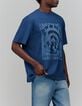 T-shirt cobalt visuel graphique Homme-5