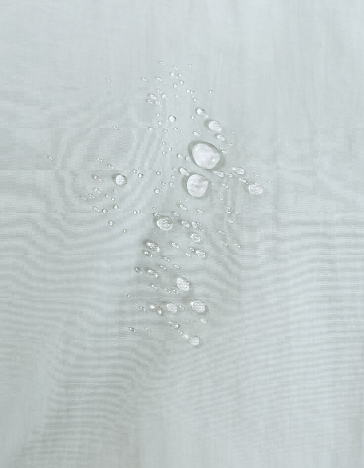 Coupe-vent vert d'eau nylon recyclé garçon-10