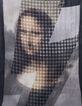 Men’s black Mona Lisa-feel scarf-2
