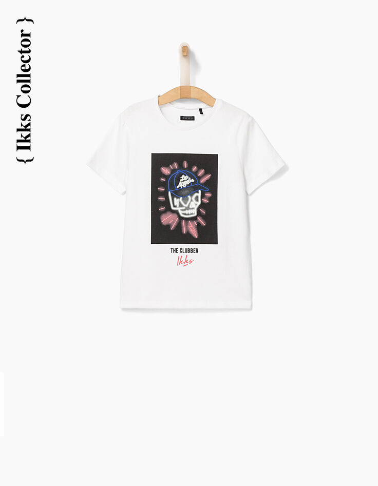 Tee-shirt Collector blanc The Clubber garçon -2 Tee-shirt Collector blanc The Clubber garçon -2
