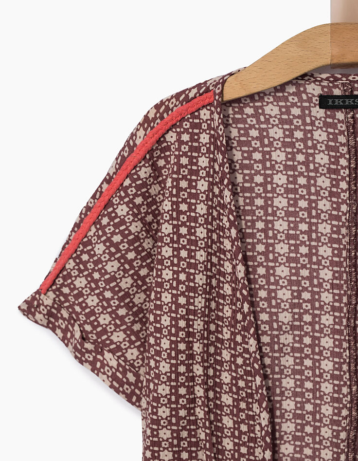 Vest redwood geometrische print meisjes-4 Vest redwood geometrische print meisjes-4
