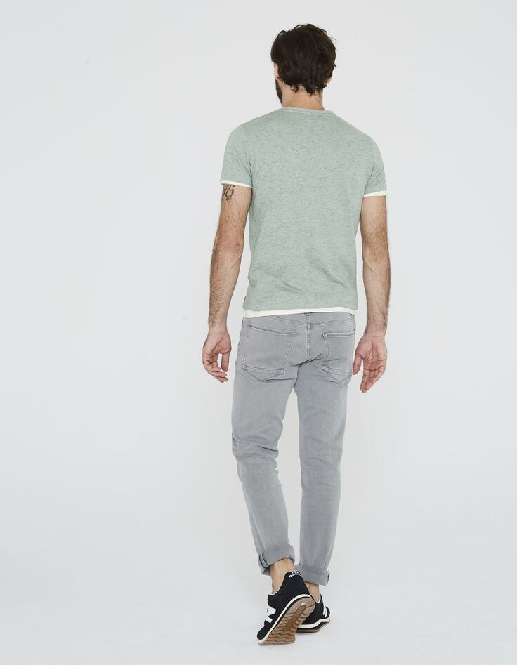 Tee-shirt vert homme-2