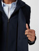 Veste marine avec parementure amovible Homme-5