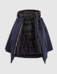 Parka 2-en-1 marine doudoune motif jacquard garçon-5