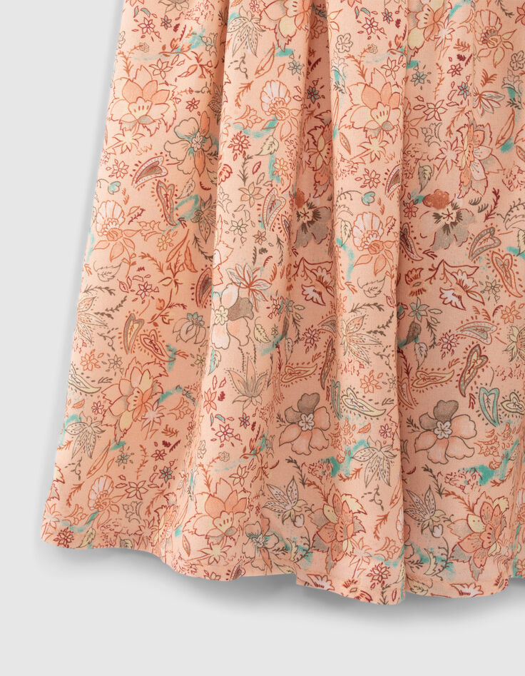 Robe pêche Lenzing™ Ecovero™ à imprimé floral fille-4