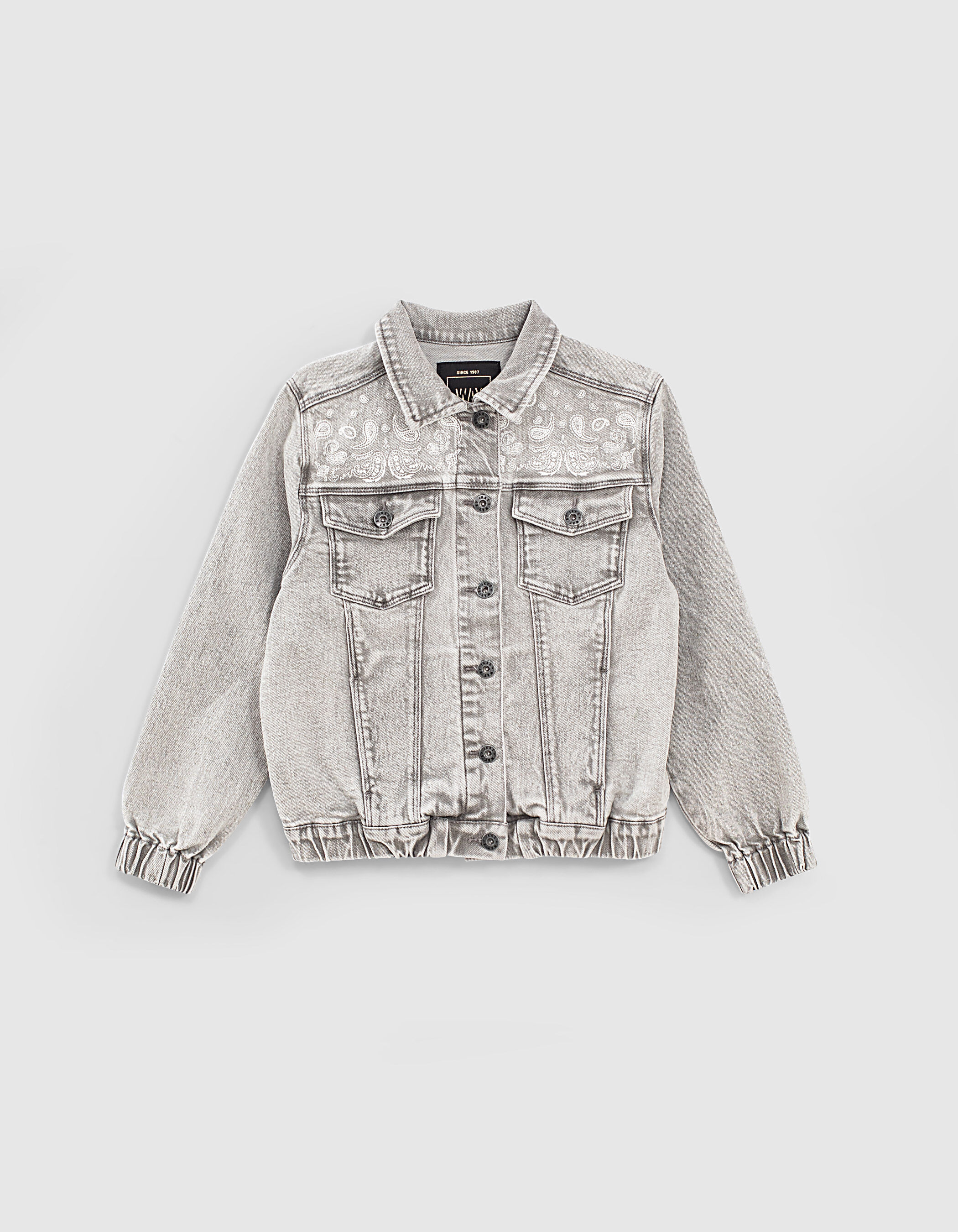 Veste en jean hotsell imprimé