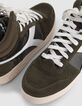 Leren sneakers unisex kaki en camouflage IKKS X DIADORA-6