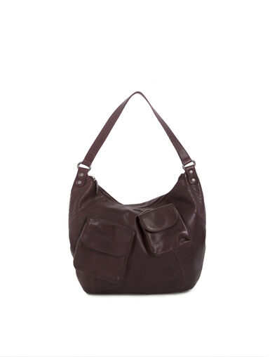 Women's leather handbag - IKKS