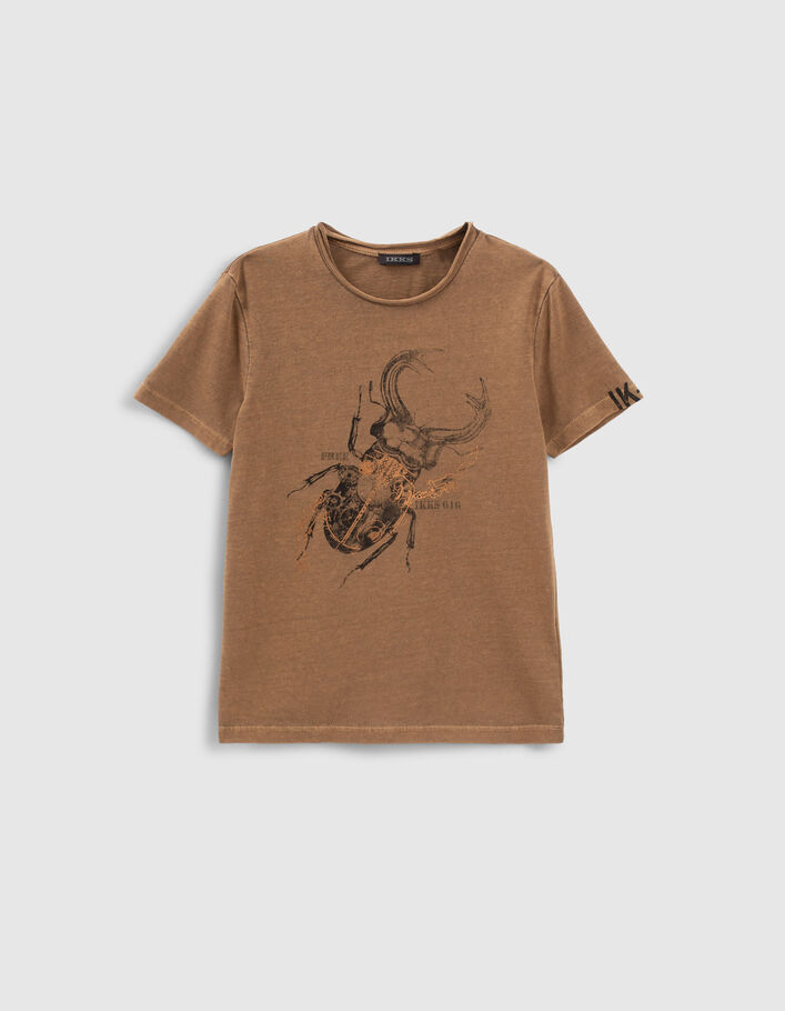 Boys’ brown beetle image Tshirt