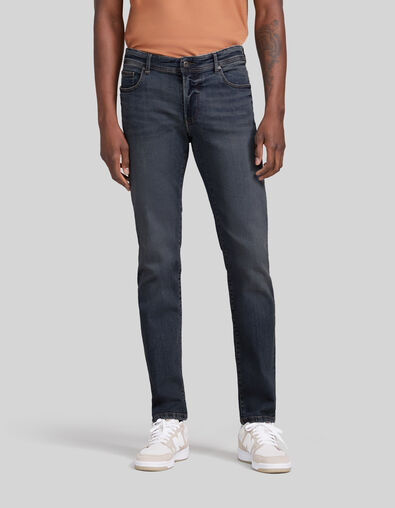 Men’s steel WATERLESS dirty faded SLIM jeans - IKKS