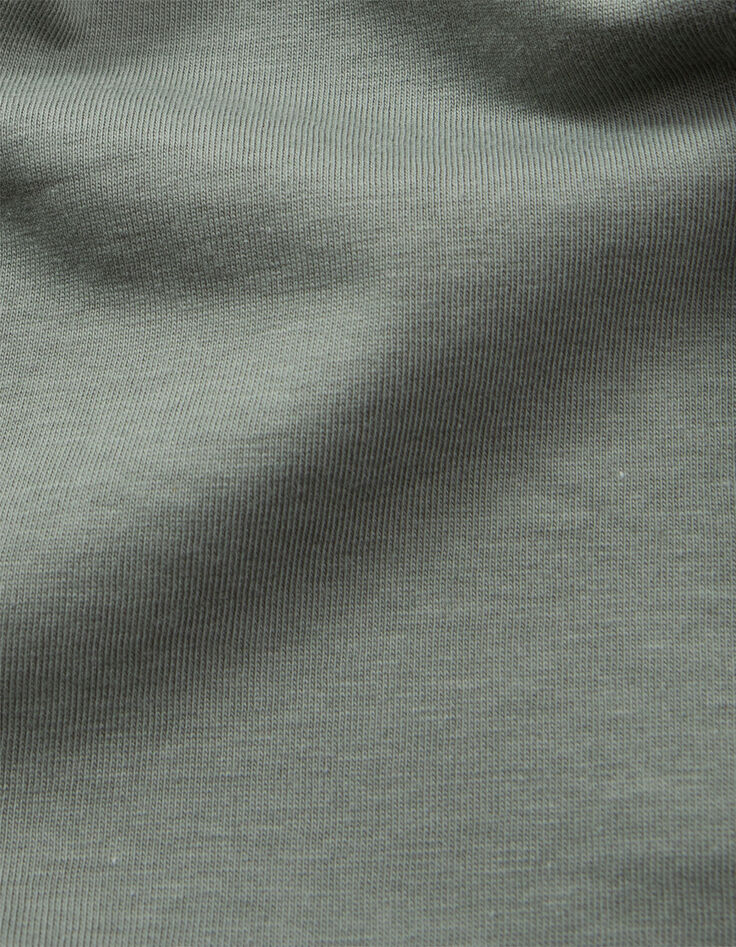 Boys’ khaki T-shirt with tiger-surfer image-5