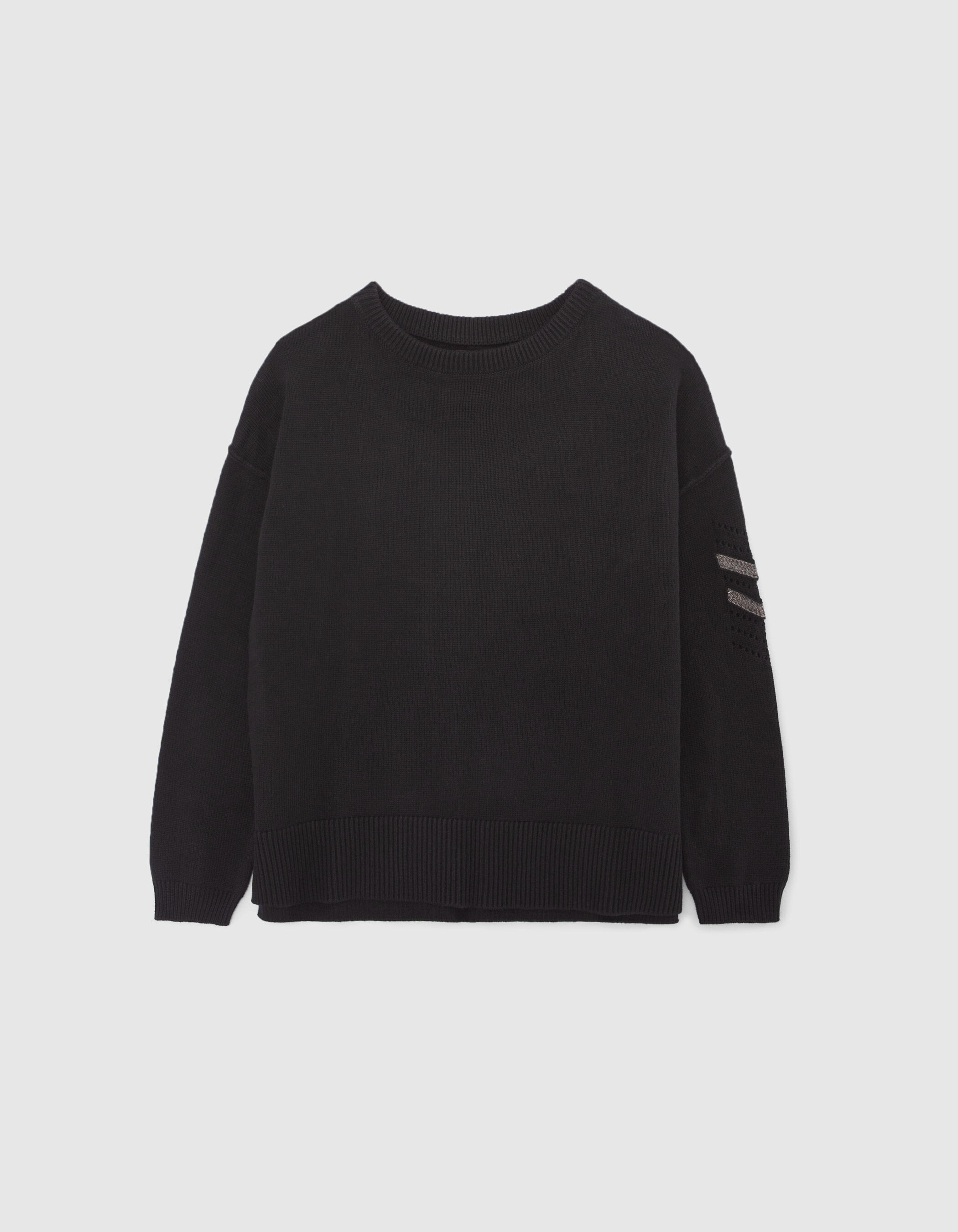 Pull noir laine femme outlet