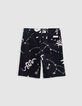 Bermuda noir imprimé maxi astro garçon-6