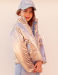 Doudoune champagne parmenture jean fille-3