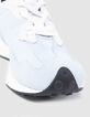 Girls' NEW BALANCE 327 blue trainers-5