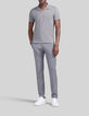 Polo azur coton bio flamm&eacute; Homme-2