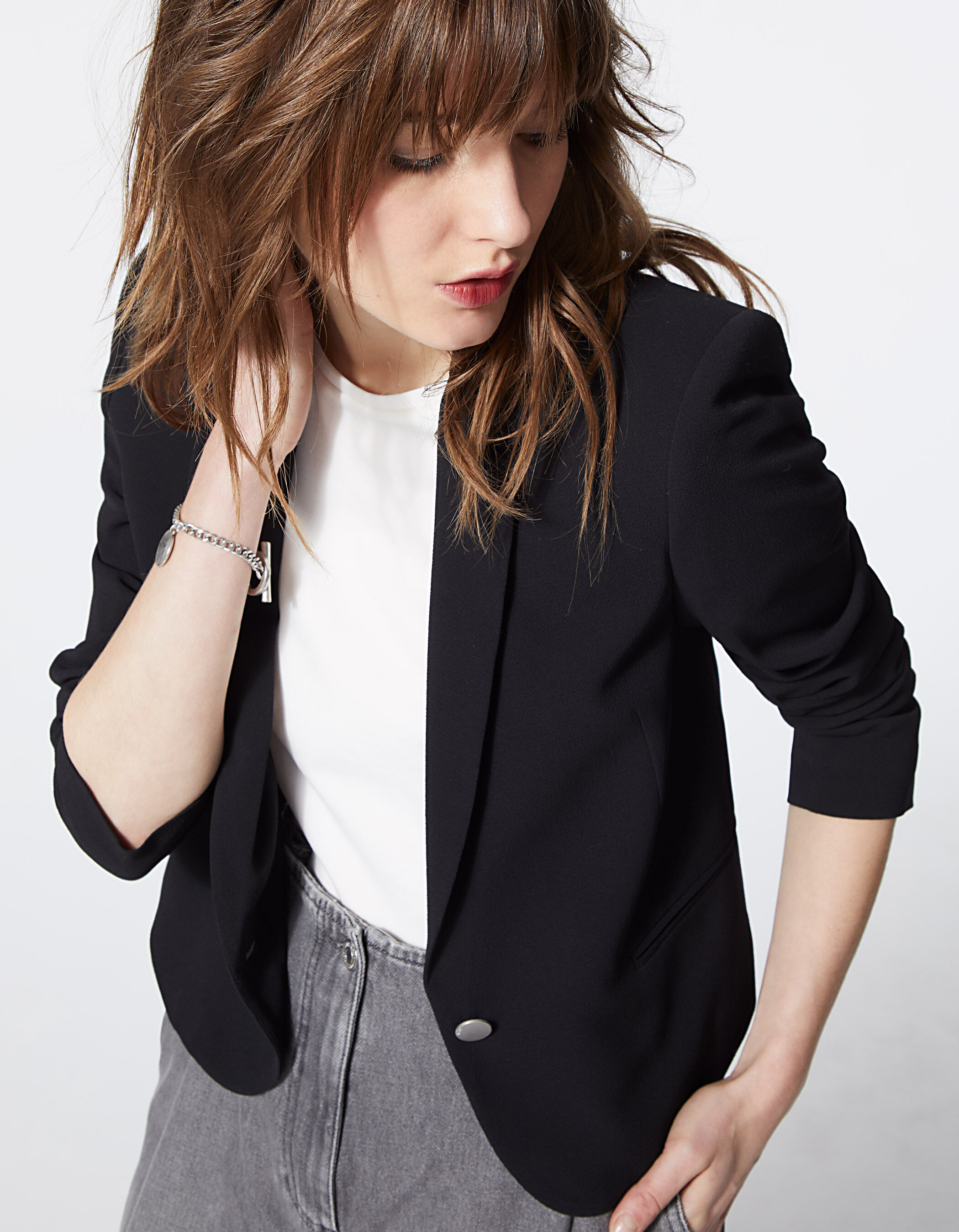 Veste tailleur on sale femme courte