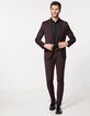 Veste de costume prune TRAVEL SUIT Homme-6