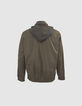 Blouson kaki en nylon Homme-4