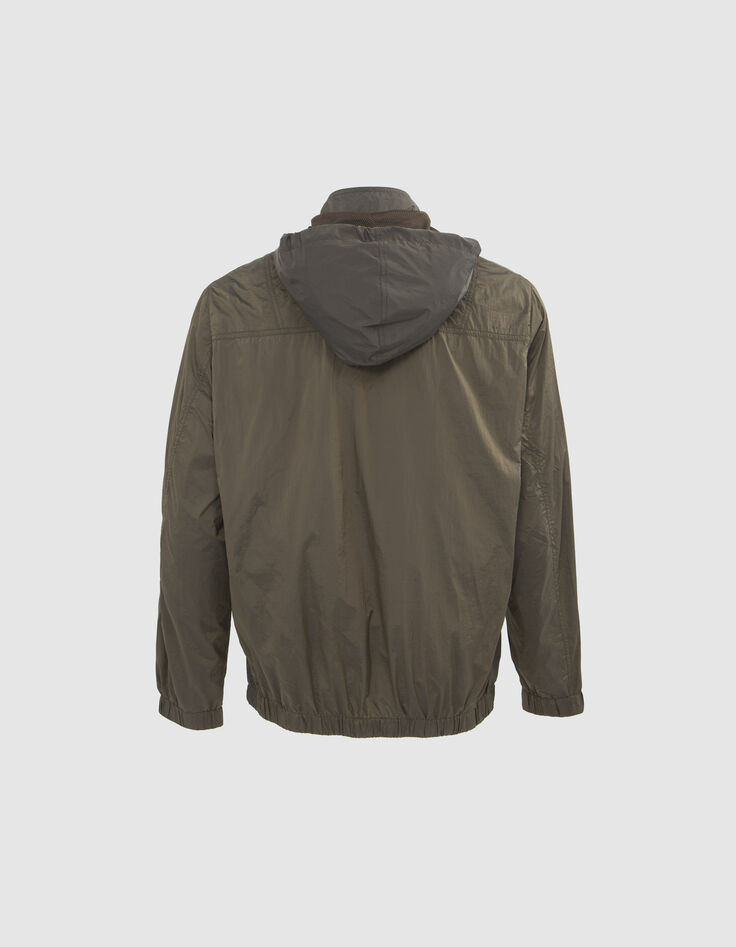 Blouson kaki en nylon Homme-4