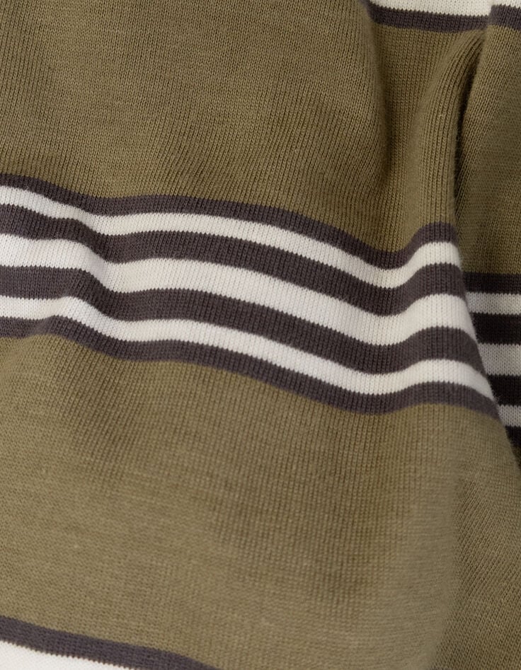 Trompe-l'oeil T-shirt grijze mouwen biokatoen jongens-7 Trompe-l'oeil T-shirt grijze mouwen biokatoen jongens-7