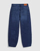 Jean barrel bleu Emily Femme-2