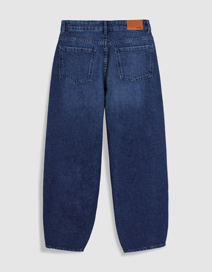 Jean barrel bleu Emily Femme-2